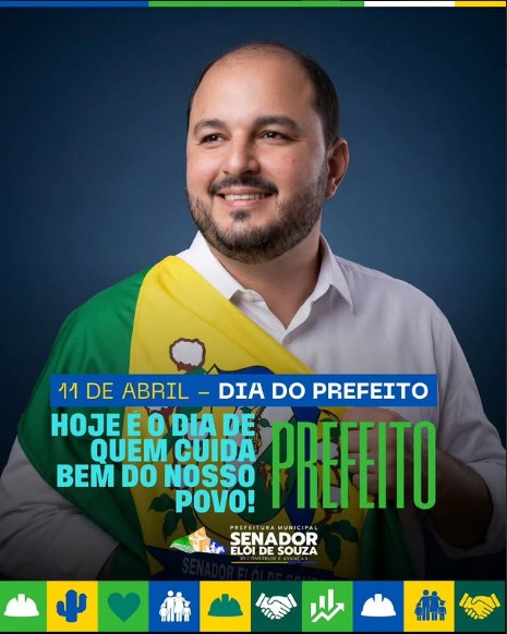 Hoje, 11 de abril, celebramos o Dia do Prefeito.